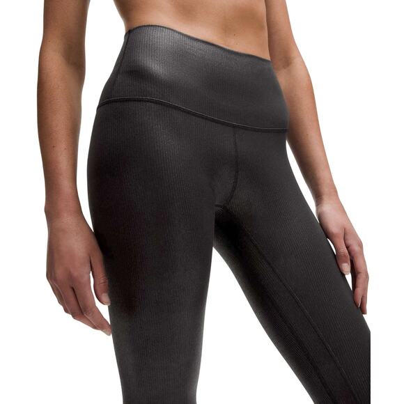 Lululemon Align High Rise Ribbed Pant 28 Inch Shine Women's Size 0 New With Tag - Picture 2 of 13